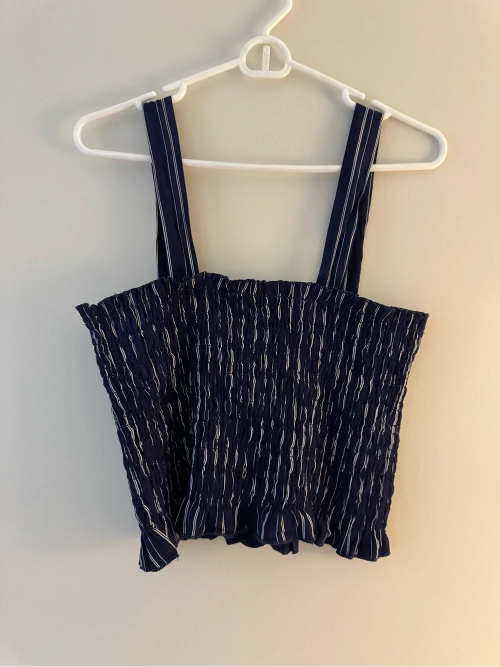 NWT PACSUN LA HEARTS Crop Top Smocked XL
